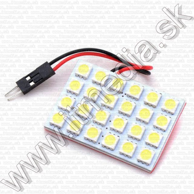Image of LED Festoon Car Light Panel 24xSMD 5050 2.5W *Cold White* (IT10125)